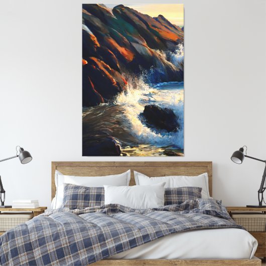 Marine Fury Canvas Afdruk (Insitu (Slaapkamer))