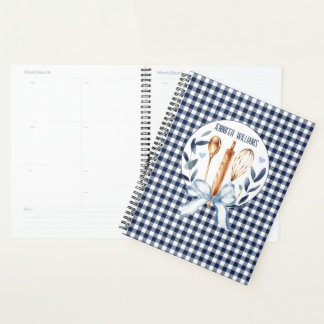 Marine Gingham Keukengerei Bakkerij Planner