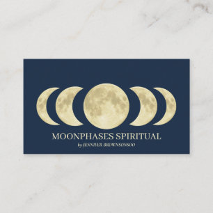 Marine Goud Spirituele Maan Visitekaartje