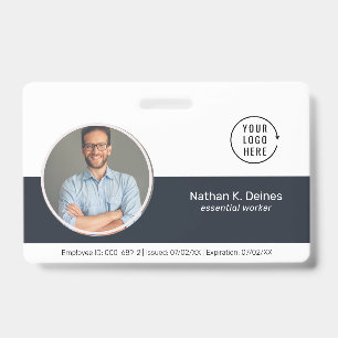 Marine ID Personeelsfoto ID Bedrijfsbeveiliging Badge
