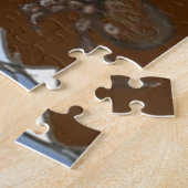 Marine Iguana on Rock met Hermit Crab Legpuzzel (Zijkant)