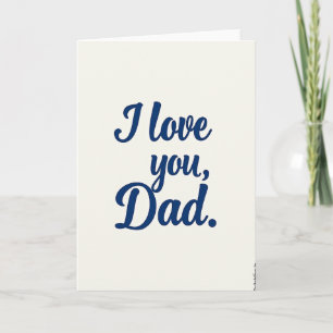 Marine Ik Hou van Jou Papa Kaart