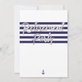 Marine, invitations nautiques de partie de (Dos)