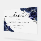 Marine Joyeuse Jamais après le signe acrylique Mar (Angle)