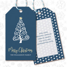 Marine Kerstboom Whimsiek Schrift Naam