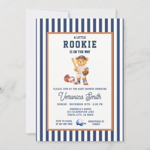 Marine Kleine Rookie Honkbal Beer Baby Shower Kaart