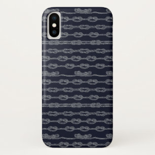 Marine Knots Pattern iPhone X Hoesje