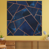 Marine & Koper Geo Canvas Afdruk (Insitu (Woonkamer))