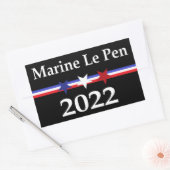 Marine Le Pen Rechthoekige Sticker (Envelop)