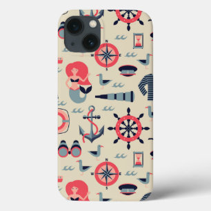 Marine Life Patroon iPhone 13 Hoesje