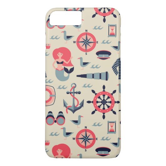 Marine Life Patroon Case-Mate iPhone Case (Achterkant)