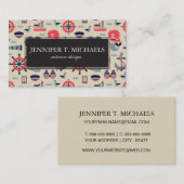 Marine Life Patroon Visitekaartje (Voorkant / Achterkant)