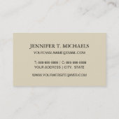 Marine Life Patroon Visitekaartje (Achterkant)