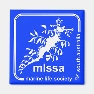 Marine Life Society of South Australia Logo Magnet Magneet