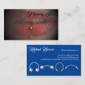 Marine Lips Piercing foto Visitekaartje (Voorkant / Achterkant)