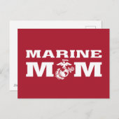 Marine mama feestdagenkaart (Voorkant / Achterkant)