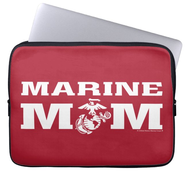 Marine mama laptop sleeve (Voorkant)