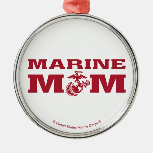 Marine mama metalen ornament (Voorkant)