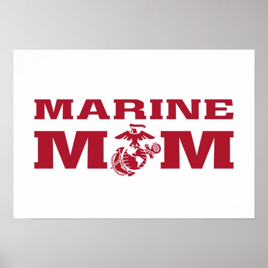Marine mama poster (Voorkant)