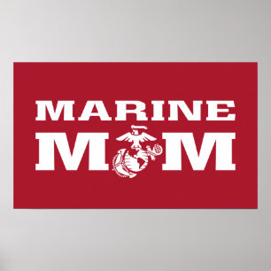 Marine mama poster