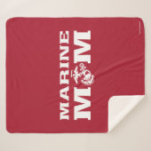 Marine mama sherpa deken (Voorkant (horizontaal))