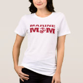 Marine mama Tri-Blend shirt (Voorkant)