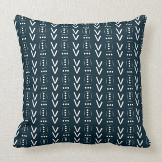 Marine Modern Pijl Modderdoek Print Accent Kussen
