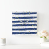 Marine Moderne, Blanc, Grilles D'Or, Horloge Confe (Maison)