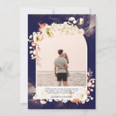 Marine moderne Coral Floral PHOTO MERCI (Devant)