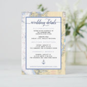 Marine moderne #Mariage Annapolis MD Carte nautiqu (Debout devant)