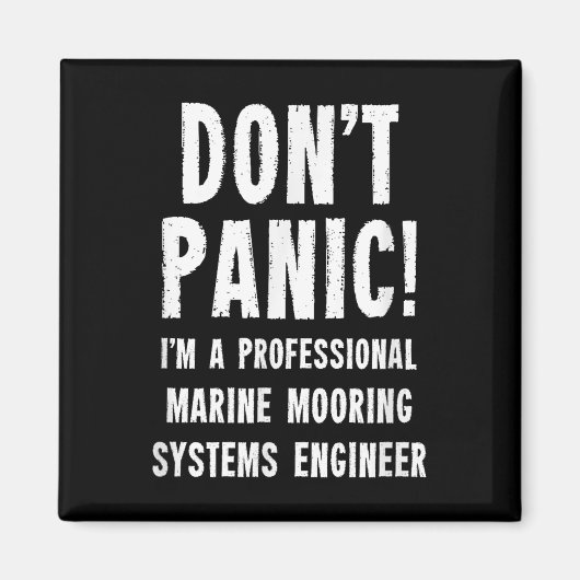 Marine Mooring Systems Engineer Magneet (Voorkant)