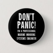 Marine Mooring Systems Engineer  Ronde Button 5,7 Cm (Voorkant)