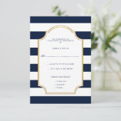Marine Navale | Réponse de Mariage Moderne à Rayur (Debout devant)
