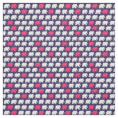 Marine olifanten stof (Swatch)