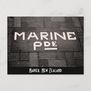 Marine Parade, Napier, Nieuw-Zeeland Briefkaart