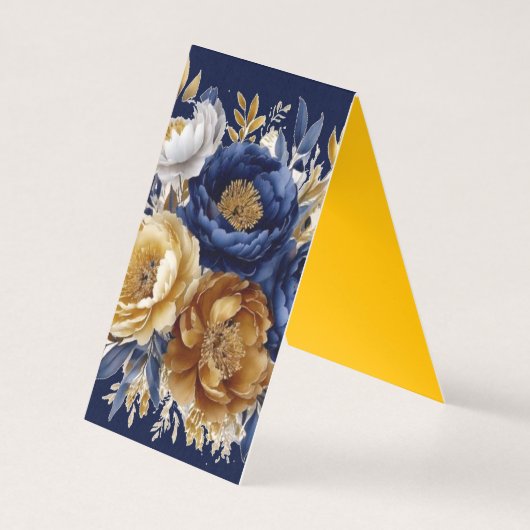 Marine Peony Peony Mariage Numéro de tableau (Back)