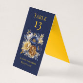 Marine Peony Peony Mariage Numéro de tableau (Front)