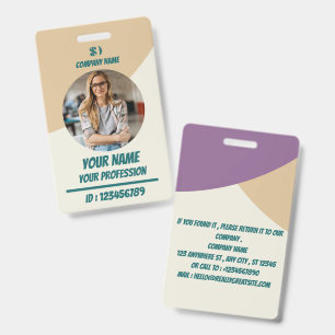Marine personeelsfoto ID-badge Badge