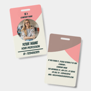 Marine personeelsfoto ID-badge Badge