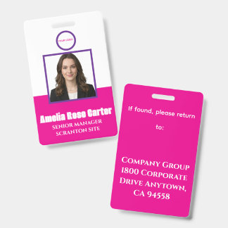 Marine | Personeelsfoto ID Bedrijfsbeveiliging  Badge