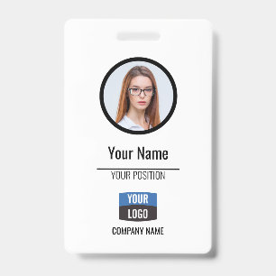 Marine - Personeelsfoto ID Bedrijfsbeveiligingsbad Badge