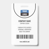 Marine - Photo d'identité de l'employé Badge de sé (Arrière)