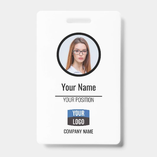 Marine - Photo d'identité de l'employé Badge de sé (Avant)