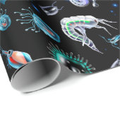 Marine Plankton Cadeaupapier (Rol Hoek)