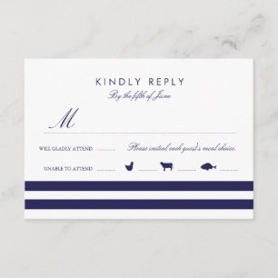 Marine RSVP & Menu