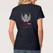 Marine RushCamp de T-shirt du v-cou des femmes ! (Dos)