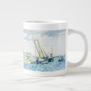 Marine Scene Boats bij Venice Jumbo Mok