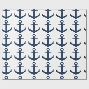 Marine scheepsanker scheepvaart cadeaupapier