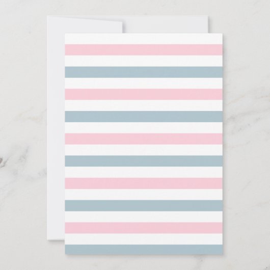 Marine scheepsboeg en strik geslacht onthulling kaart (Achterkant)