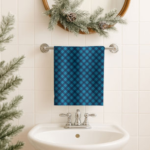 Marine Schotse Ruit Badhanddoek Cadeau Cabin-Geïns Bad Handdoek